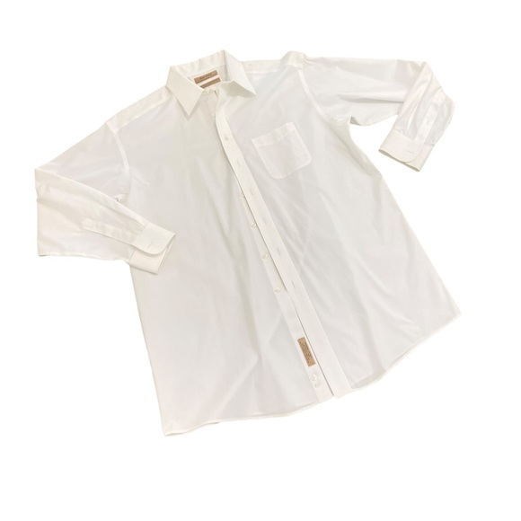 Roundtree & Yorke Other - Men’s Gold Label Roundtree & Yorke off white 100% cotton non iron shirt sz 16.5